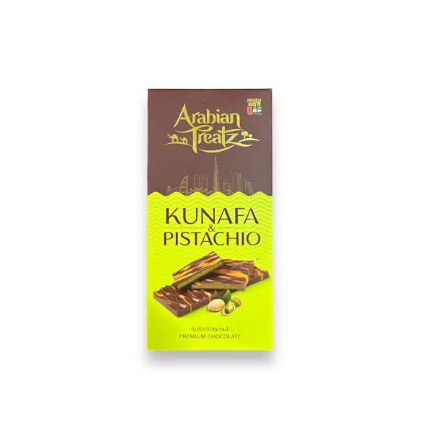 

Arabian Treatz Kunafa Pistachio Premium Chocolate