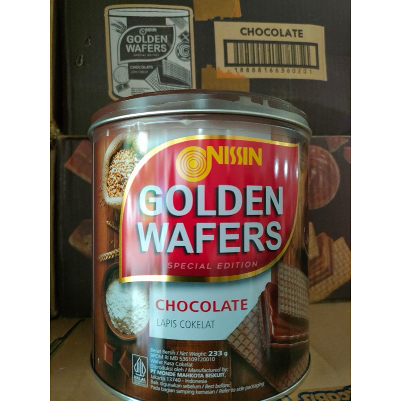 

Nissin Golden Wafer Chocolate 233gr