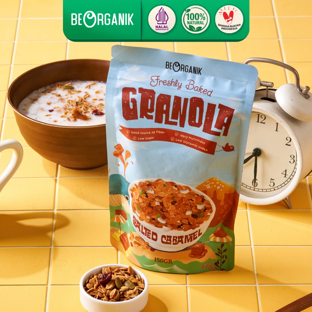 

Beorganik GRANOLA Salted Caramel with Extra Virgin Coconut Oil