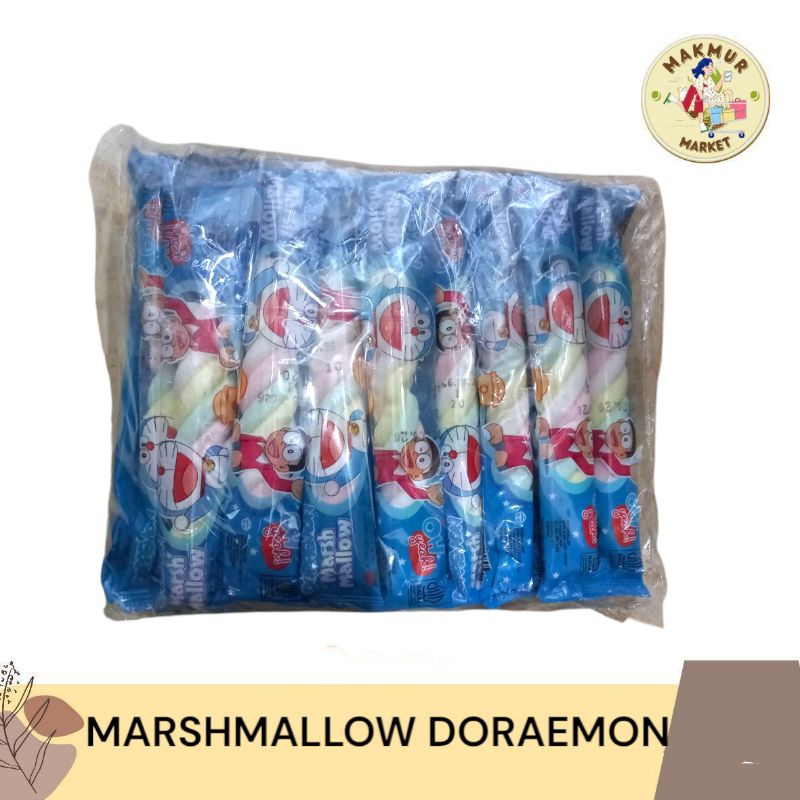 

Doraemon Marshmallow Kepang 1 Pack Isi 20 Pcs