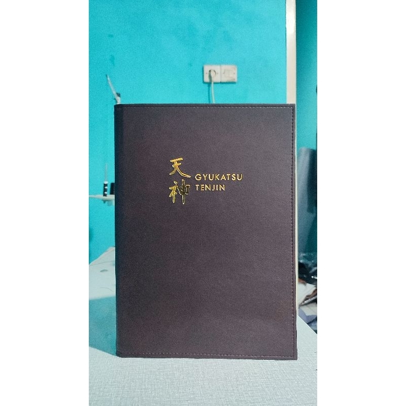 

F4 Buku menu cafe/resto/hotel dll. bisa custom logo,ukuran kertas f4