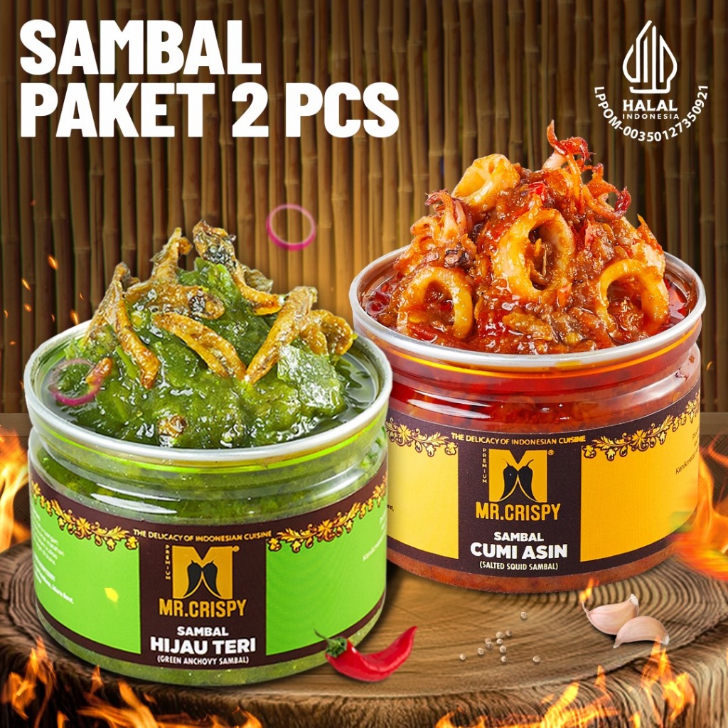 

Paket Sambal Mr.Crispy 2Pcs/Bebas pilih(B)