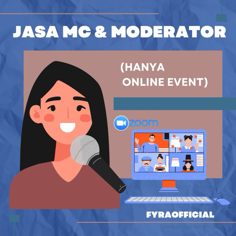 Jasa MC Acara (Online) | Moderator Webinar