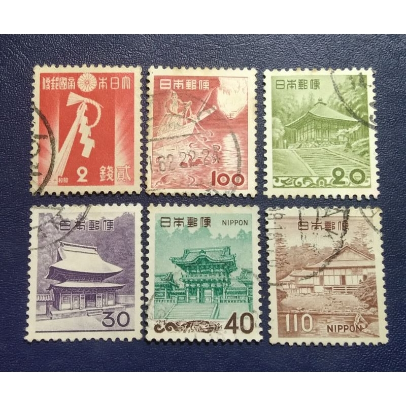 

Prangko Lawas Japan 6 Keping Clasik