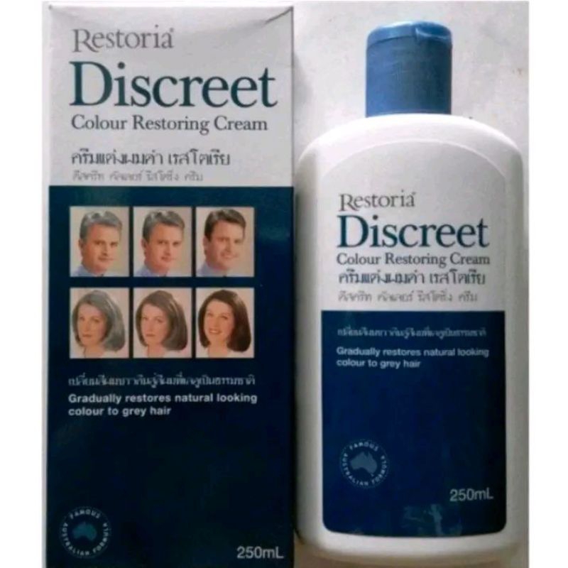 Restoria Discreet Ampuh Menghilangkan Uban Seketika Original Thailand