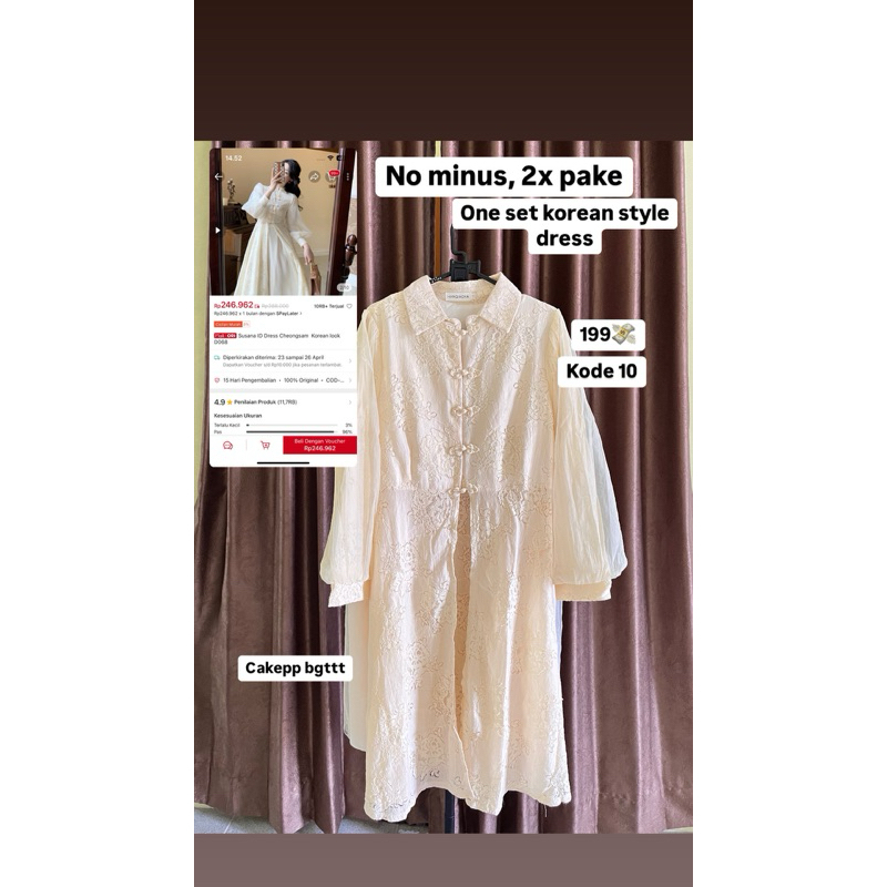 Susana ID Dress Cheongsam Korean look