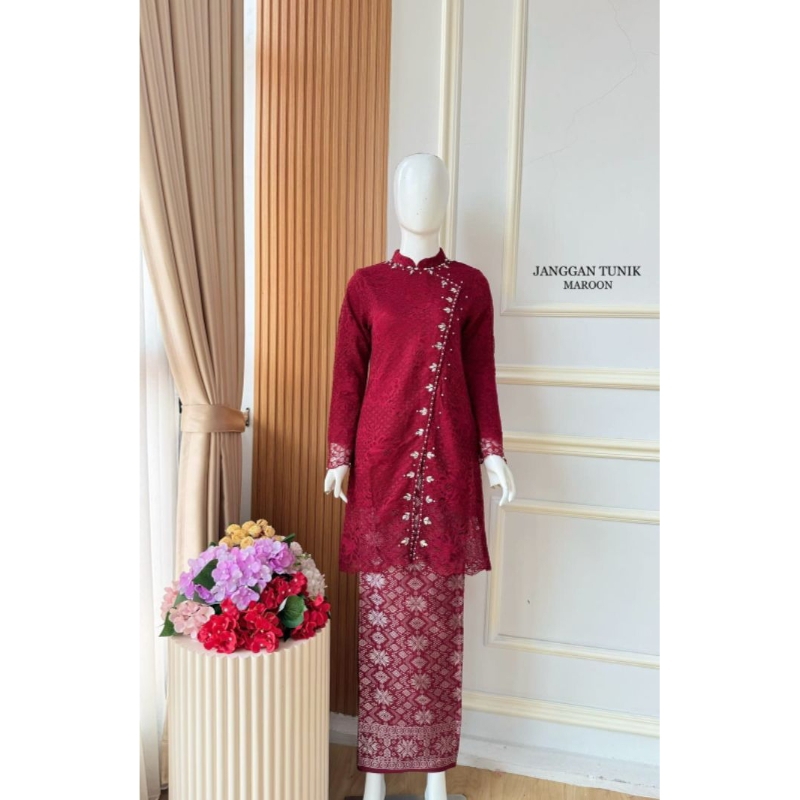 NEW ARRIVAL - Setelan Tunik Janggan Kebaya Wisuda Kebaya Modern Kebaya Premium Mewah Kebaya aesthtic