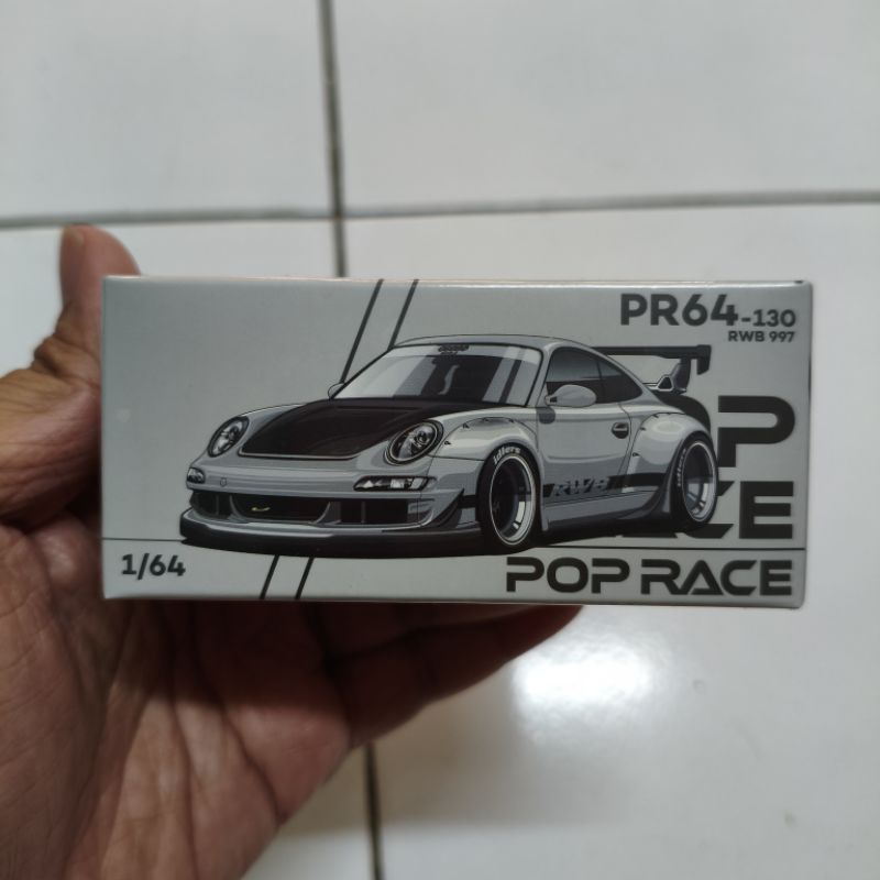 Pop Race RWB 997 Silver