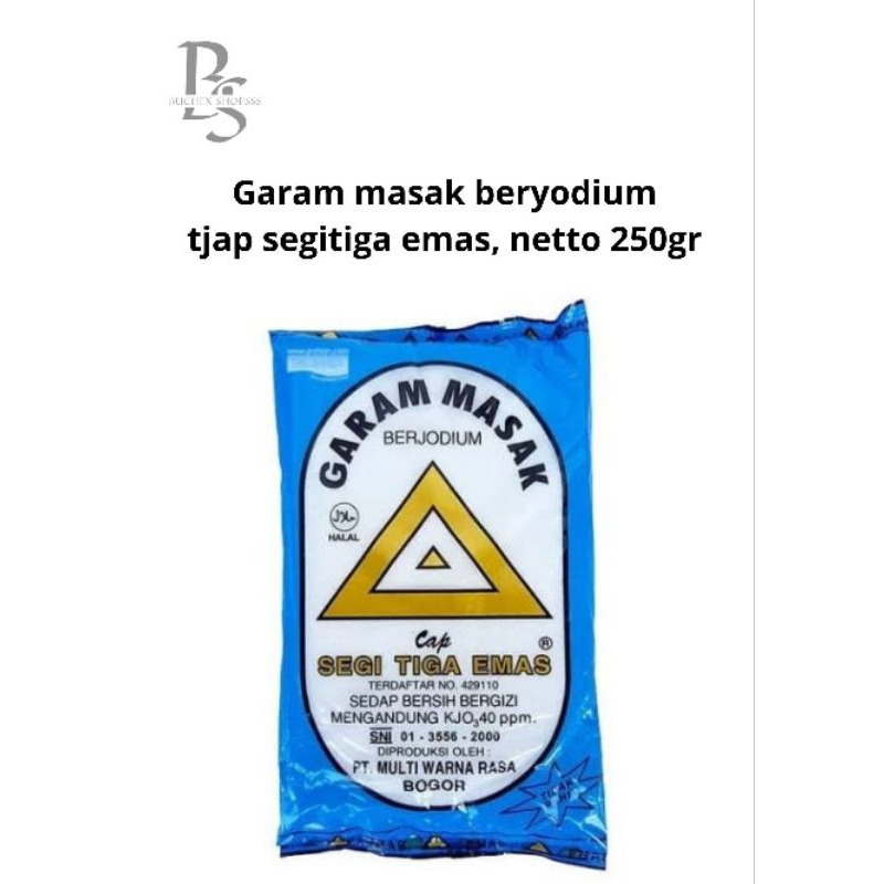 

Garam Masak Beryodium segitiga emas