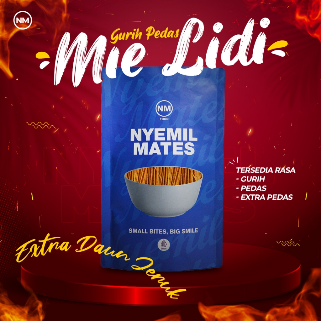 

Nyemil Mates Mie Lidi Makanan Ringan