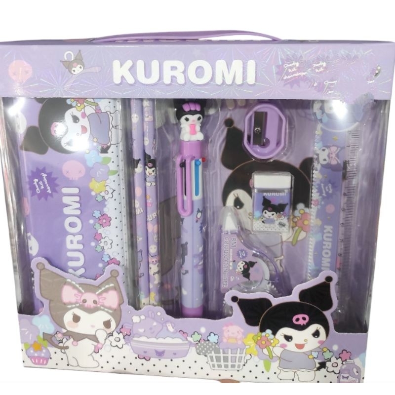 

Stationery set alat tulis karakter Melody / Kuromi / Cinnamoroll zz