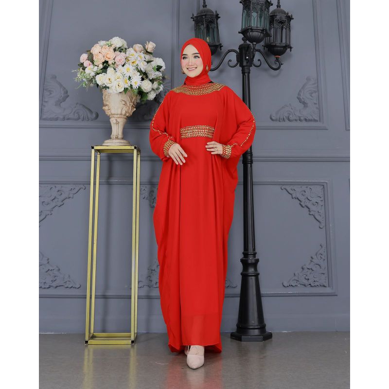Kaftan cleo - kaftan mewah dengan bahan ceruty baby doll premium