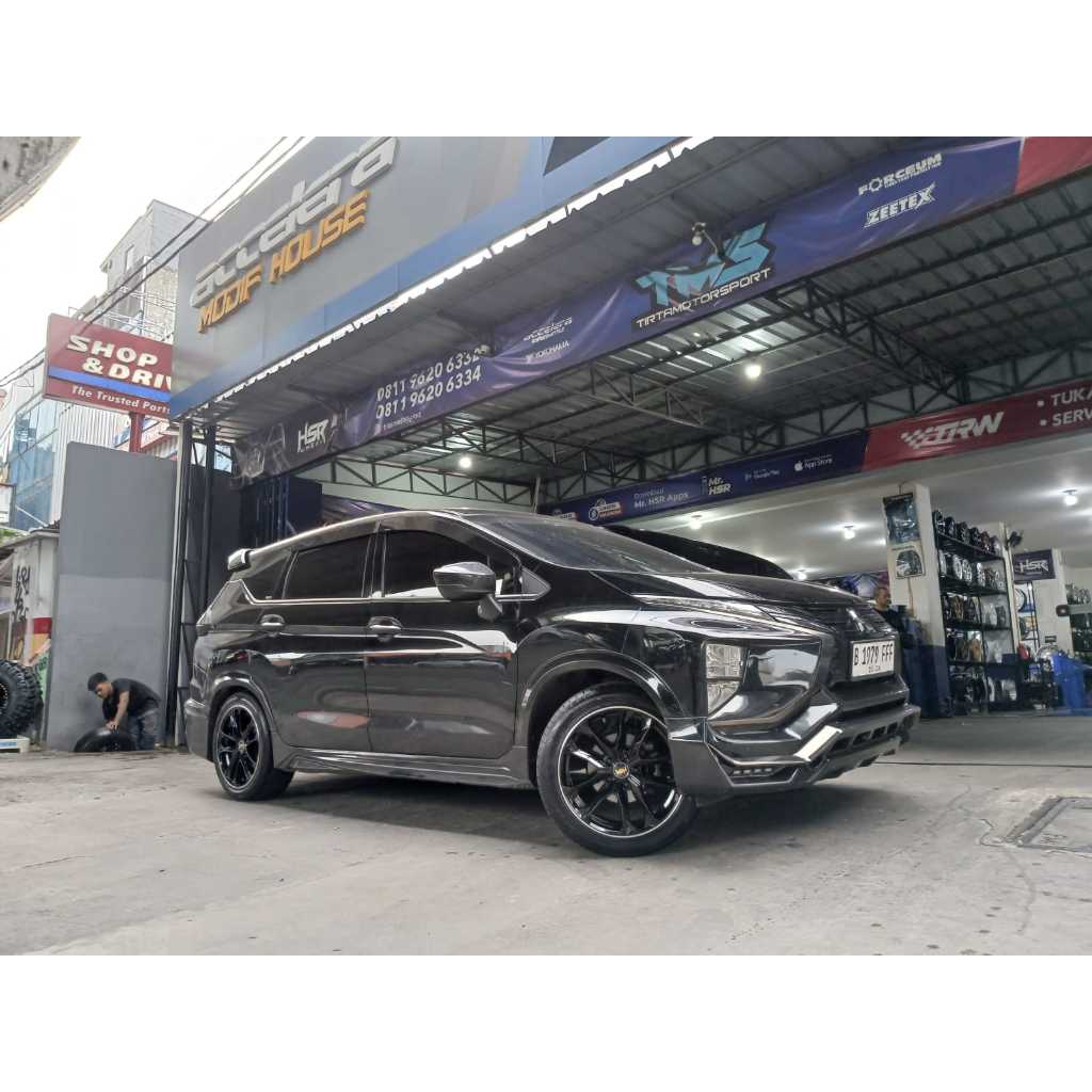 PAKET VELG PLUS BAN ACCELERA 225 50 R18 UNTUK MOBIL XPANDER USE VELG HSR WANGON RING 18