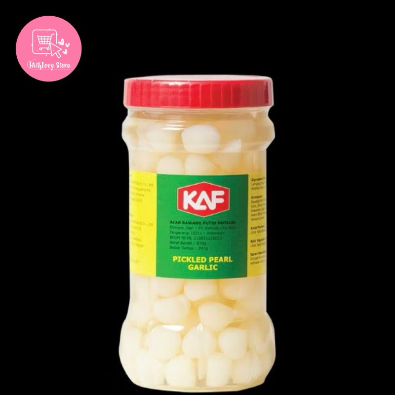 

KAF PICKLED PEARL GARLIC 280 GR | ACAR BAWANG PUTIH MUTIARA