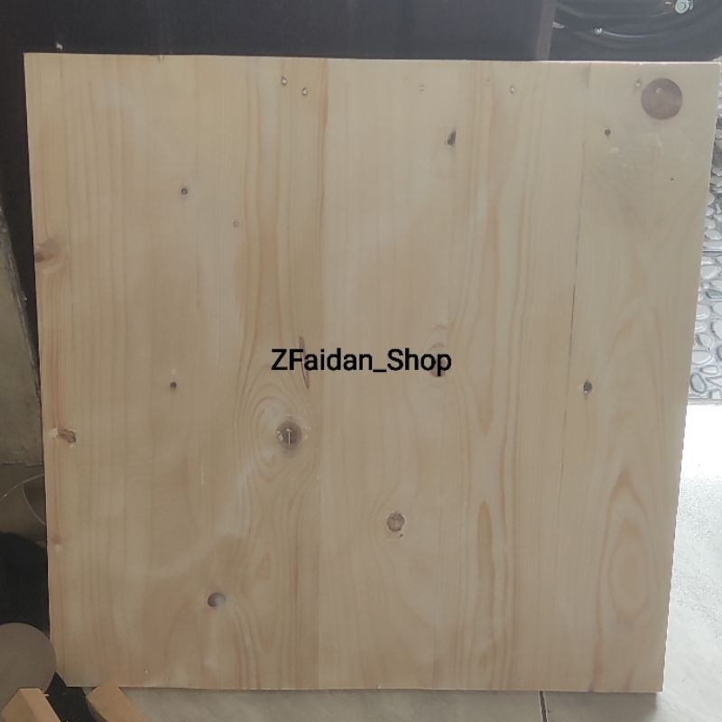 Papan sambung kayu Jatibelanda 80x80x2 / Daun meja kayu jati belanda