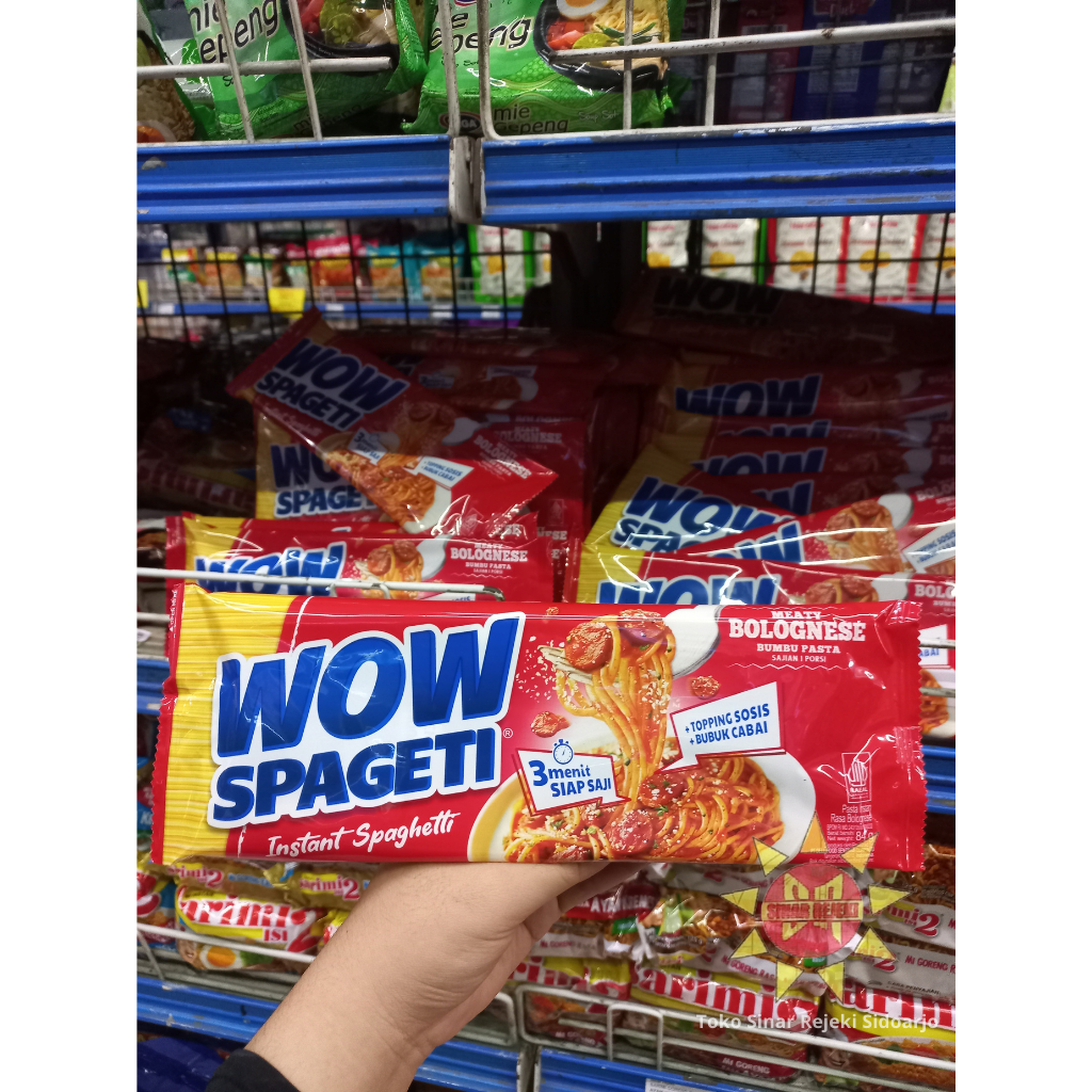 

Wow Spageti Meaty Bolognese 84 gram