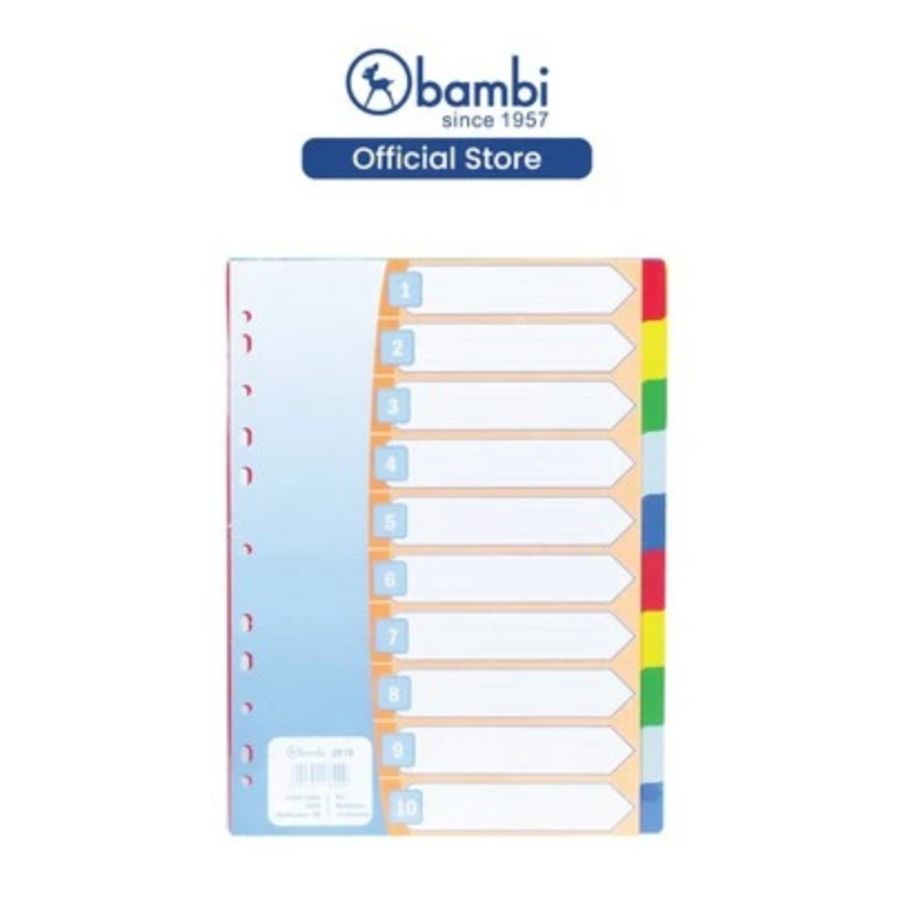 

Divider Bambi 2610 A4 10 sekat