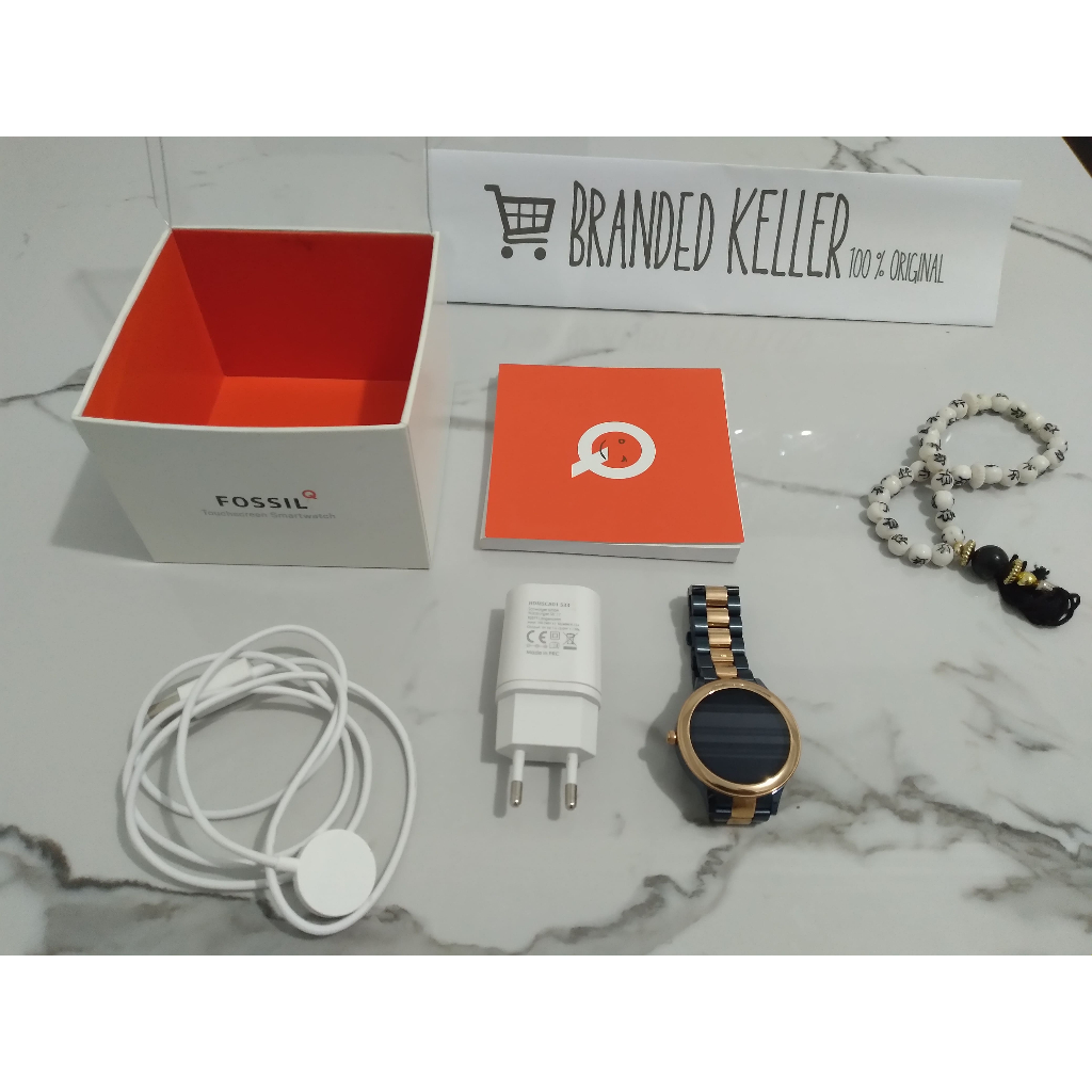 Jam Fossil Smart Watch Gen.3 Navy 100% Original Preloved in box
