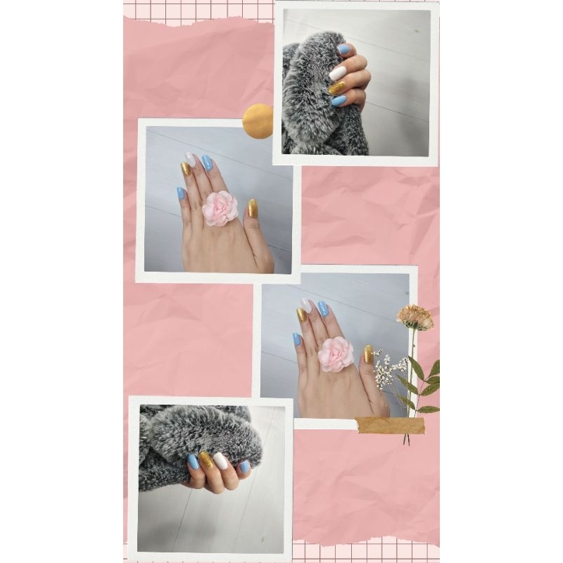 COD / Kuku Palsu Polos Gliter + wadah kuku bening / Kuku Palsu Wedding / Kuku Palsu Pernikahan / Kuk