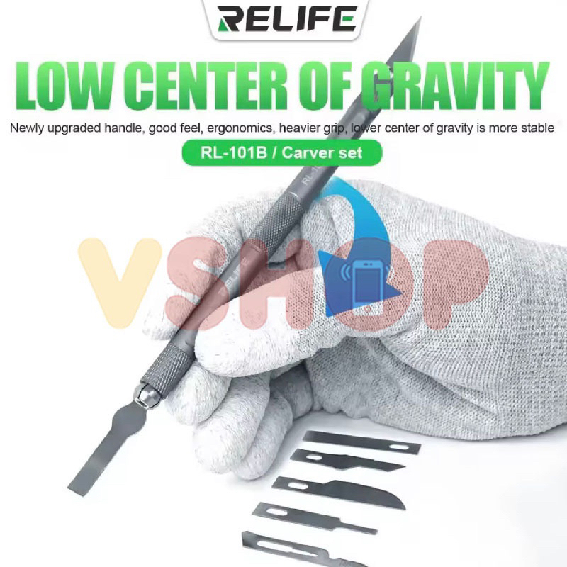 

PISAU IC SET - PRECISION KNIFE RELIFE RL-101B 8IN1 SF6