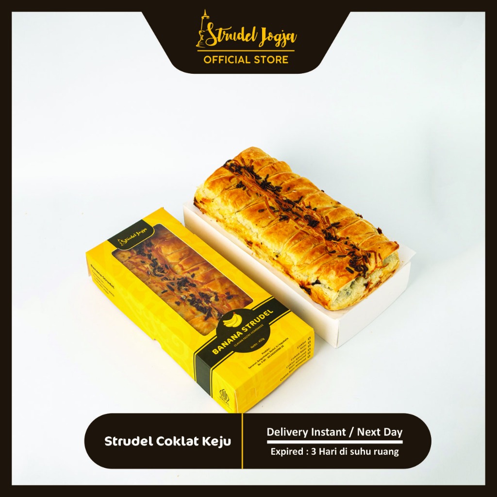 

Banana Strudel Coklat Keju - Strudel Jogja