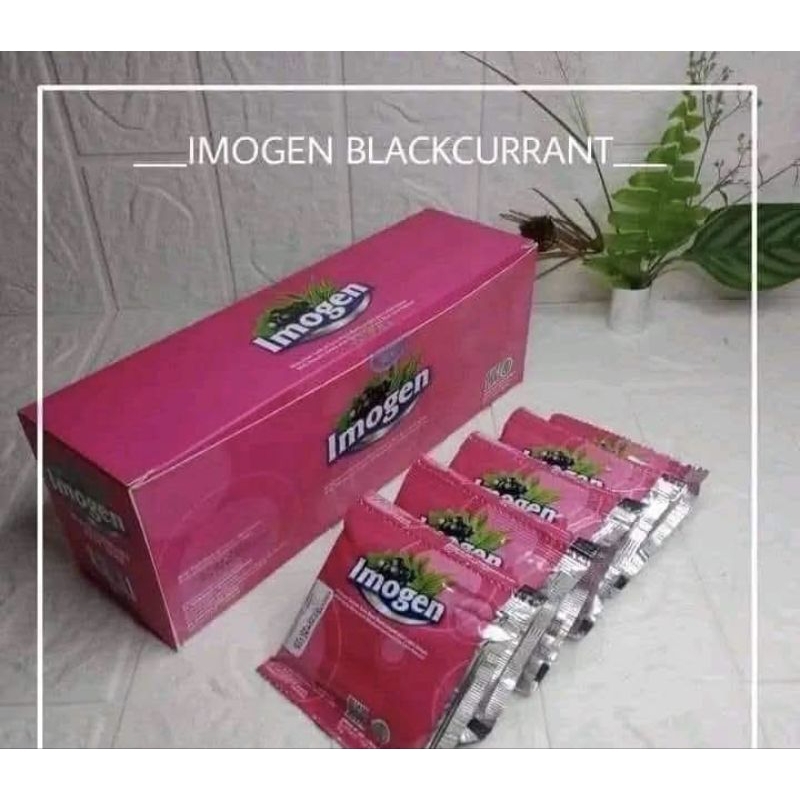 IMOGEN BLACKCURRANT untuk maag dan kista 1 BOX ISI 30 SASET