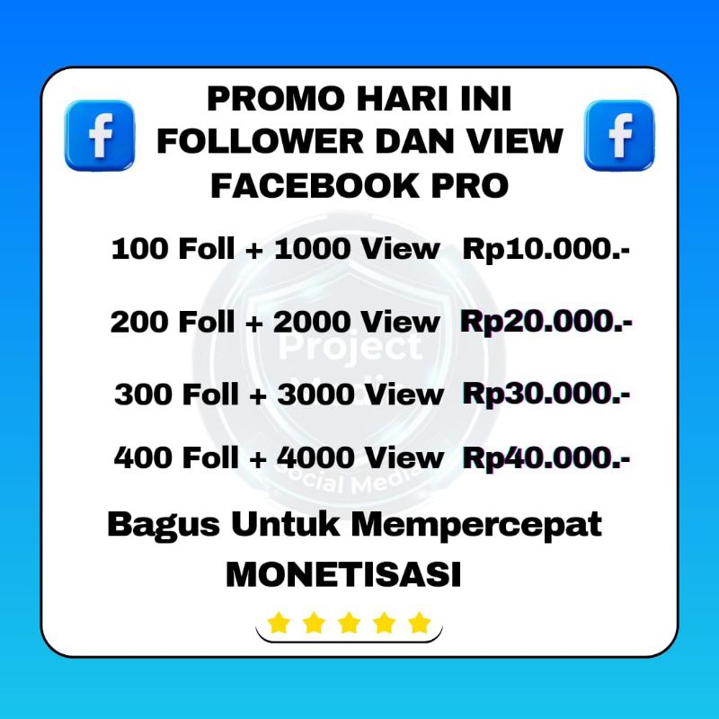 Follower Facebook Pro Pengikut Facebook Pro