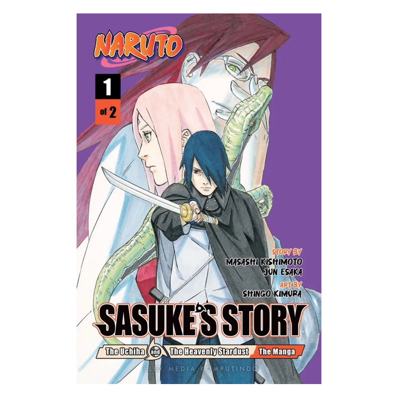 buku komik sasuke’s story the uchiha and the heavenly stardust