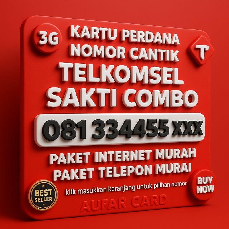 NOMOR CANTIK TELKOMSEL SAKTI COMBO RAPI DAN MURAH Nomer Cantik Simpati Kartu As Sakti Support 5G