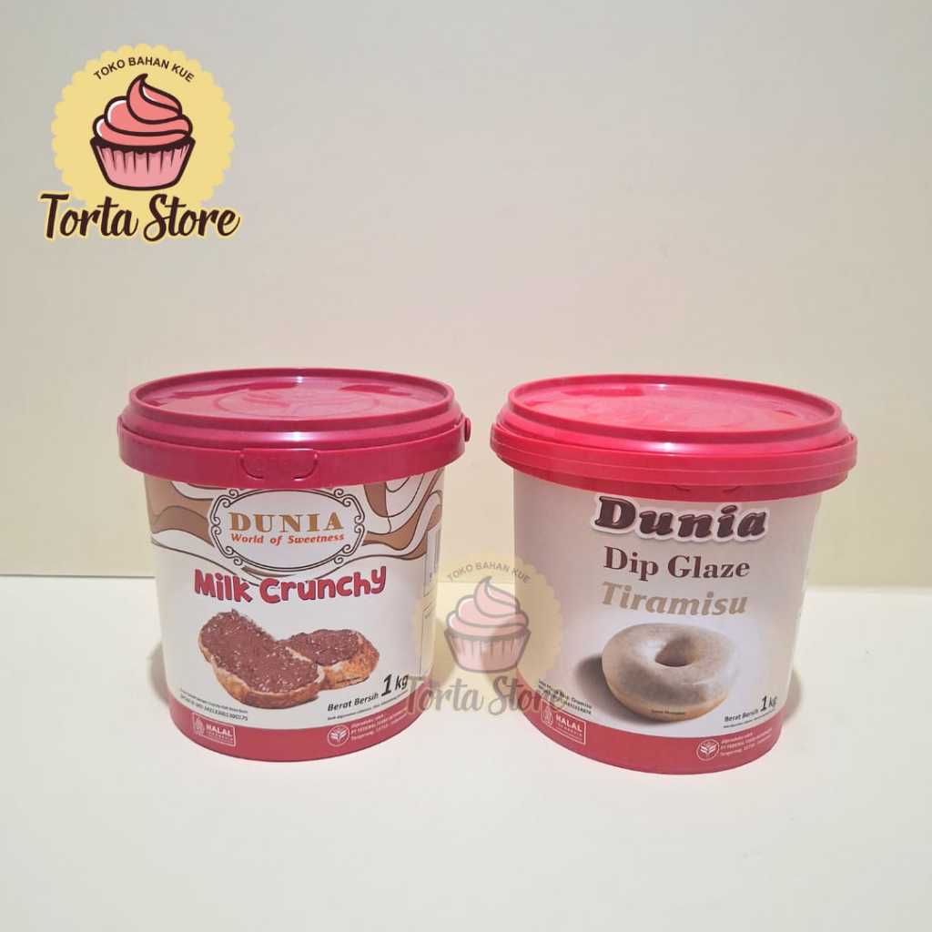 

Dunia Dip Glaze All Variant 1 Kg / Selai Dunia / Selai Donat / Selai Roti / Selai Kue