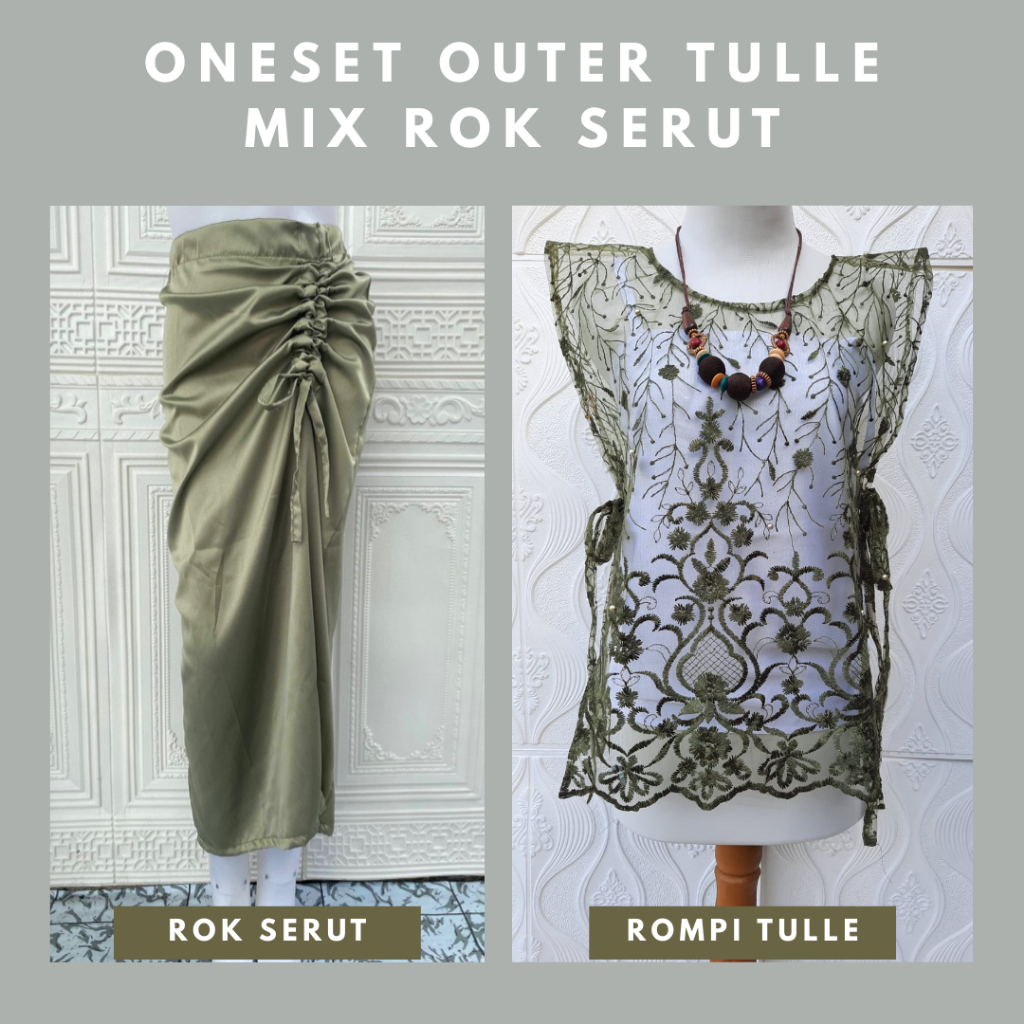 Paket 2 in 1 kebaya brukat oneset kebaya kondangan set kebaya floy brokat kutu baru jumbo kebaya bus