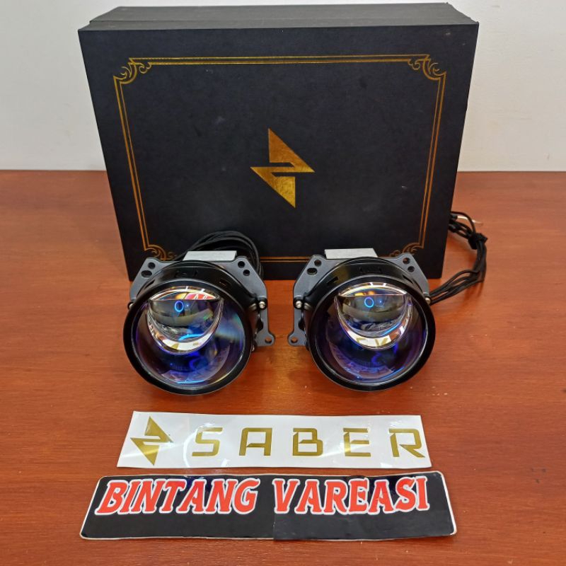 SABER SR900 EVO LED Projector Headlamp Laser LED Lampu Laser biled projector premium saber