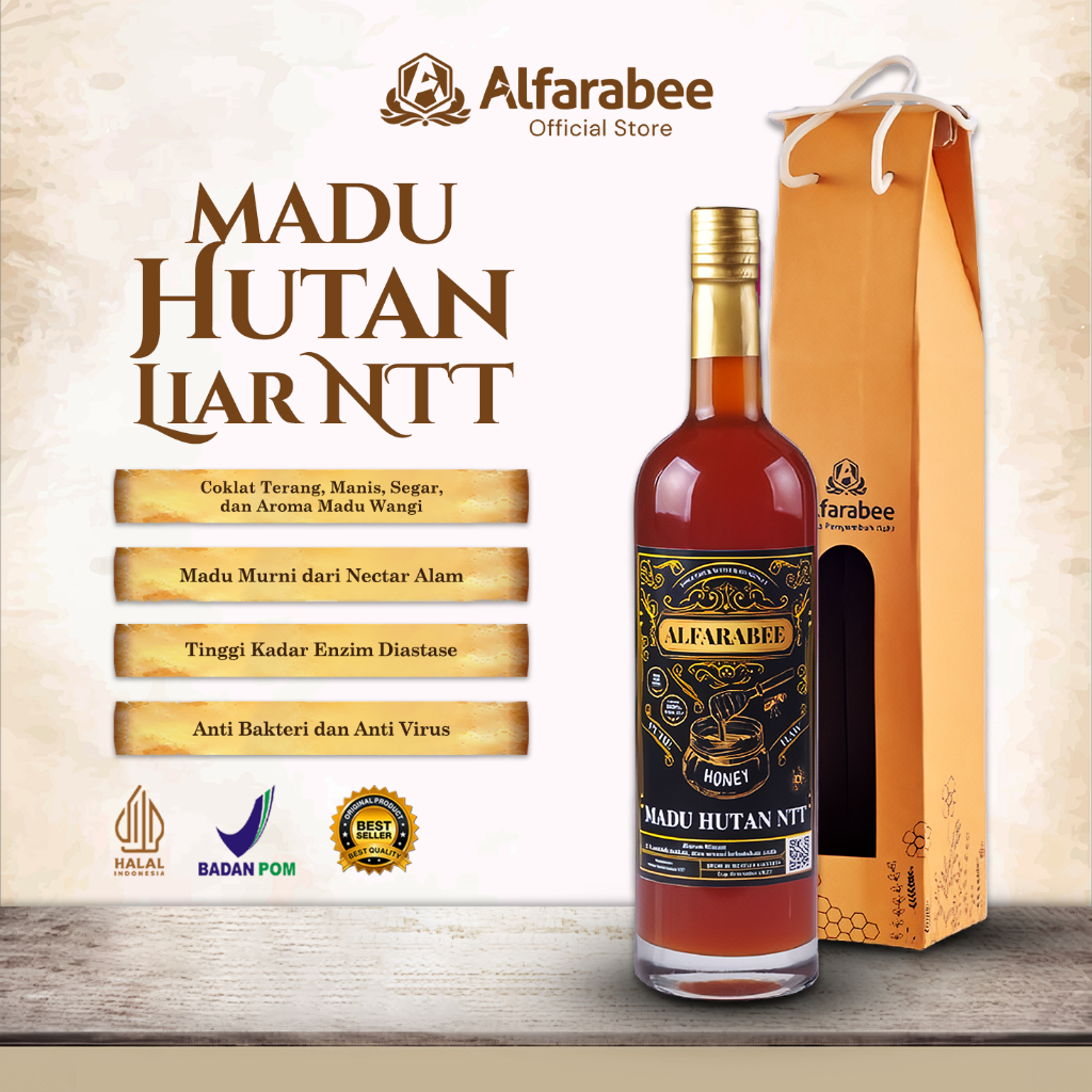 

Madu Hutan Liar NTT 100% Murni Asli Nektar Alam Tanpa Campuran
