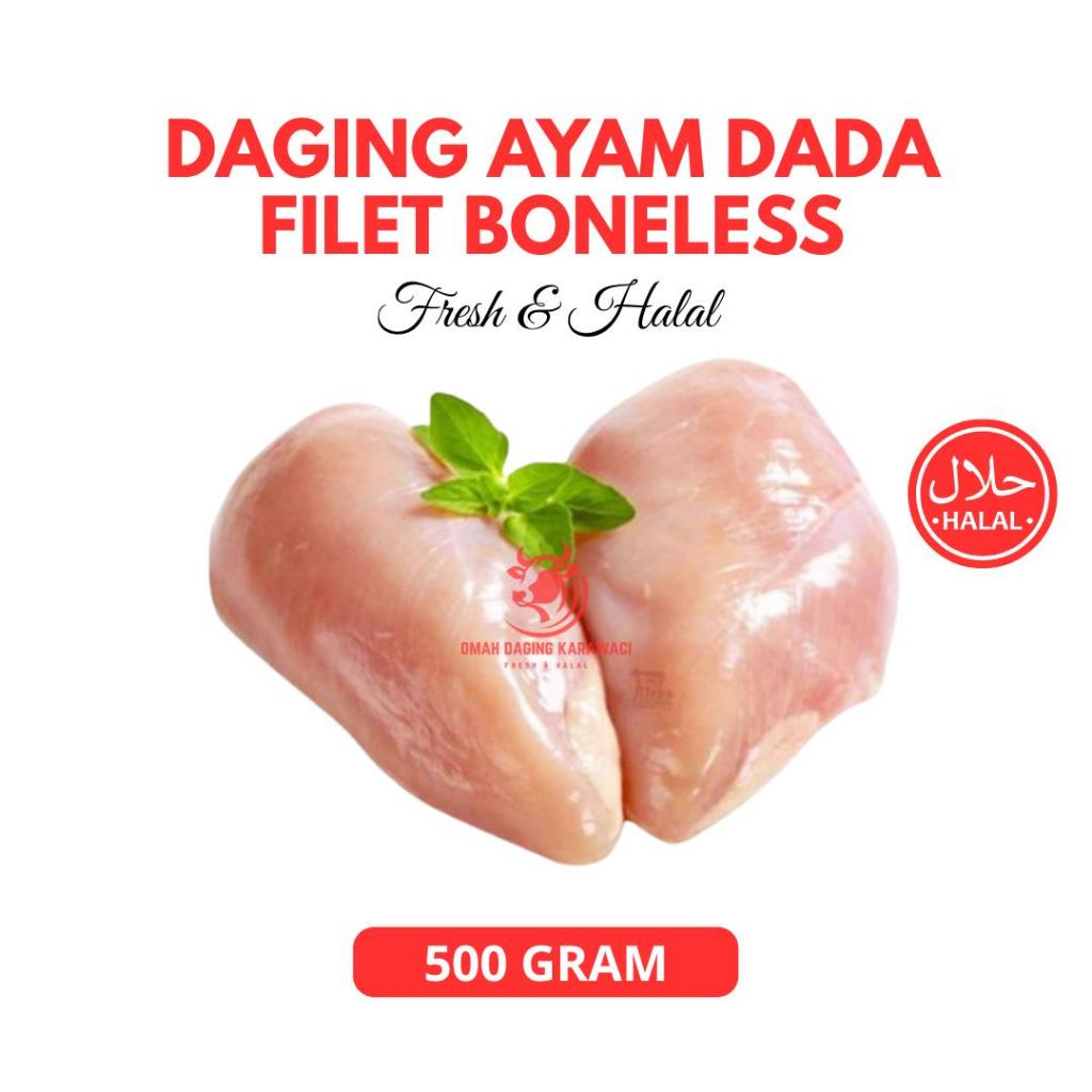 

Daging Ayam Dada Fillet Boneless Halal 500gr Tangerang