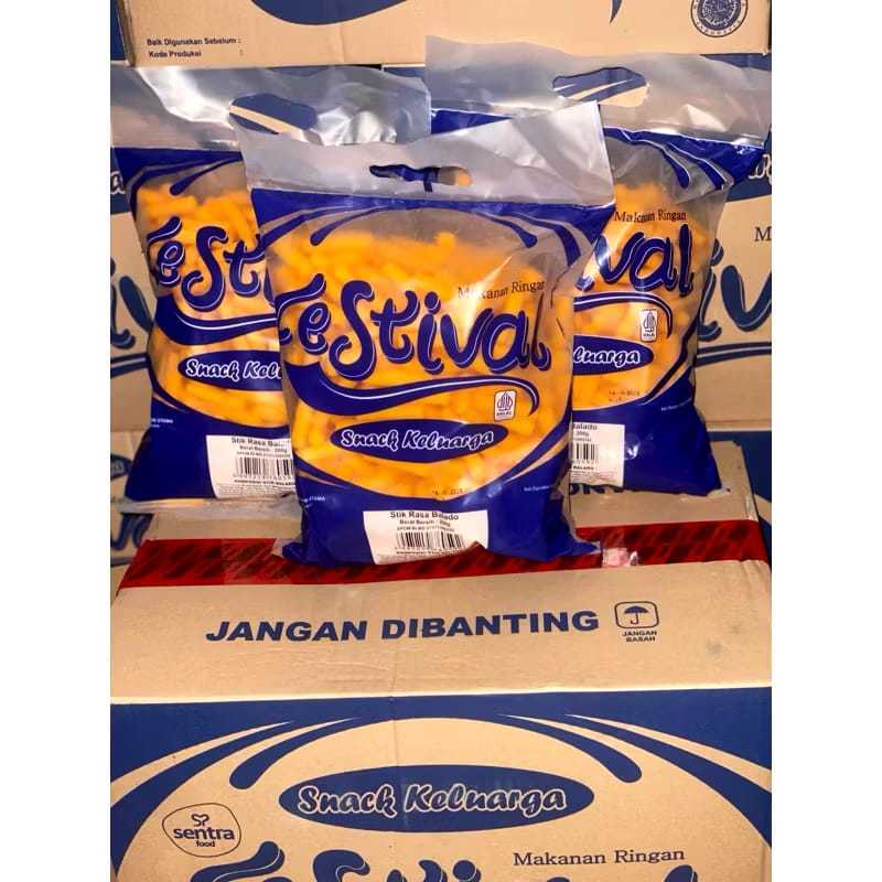 

PROMO!! Festival Stick Balado 1 Karton isi 10bag - Snack Keluarga Stick Viral