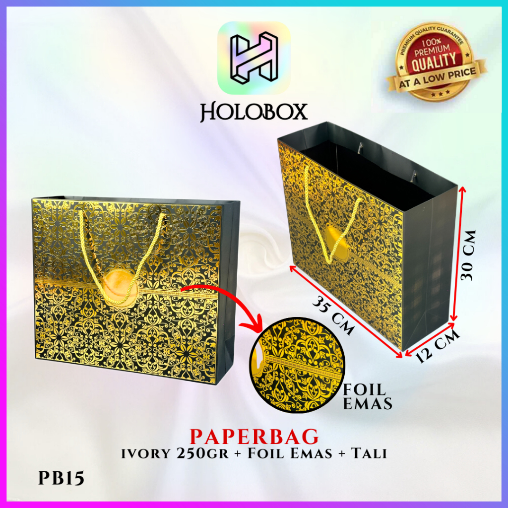 

Paper Bag Hadiah Jumbo / Premium Gift Bag / Tas Kado Jinjing / PB15