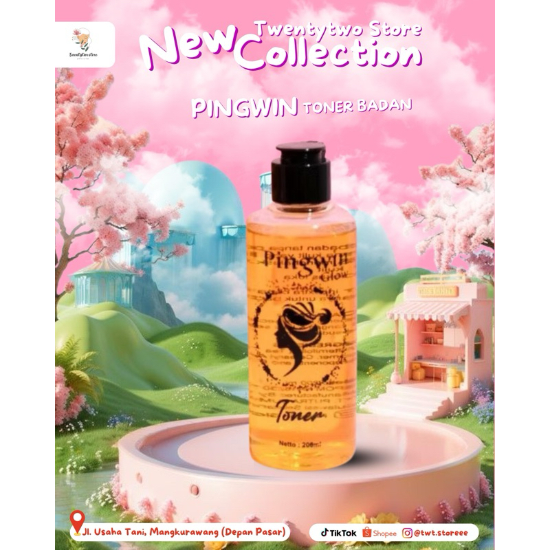 Pinguin Toner Badan Pinguin Glow Original BPOM
