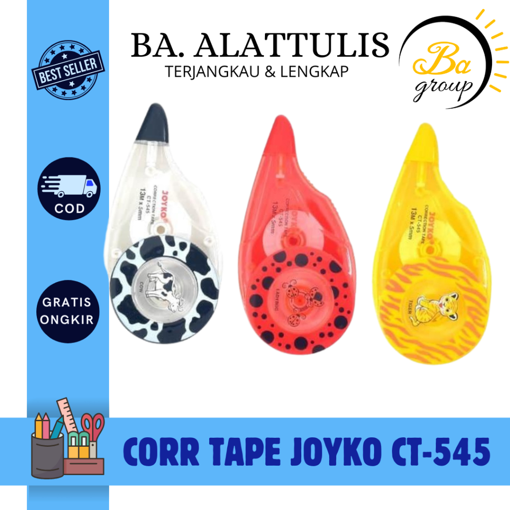 

Correction Tape Pita Koreksi Joyko CT-545 - BA.ALATTULIS