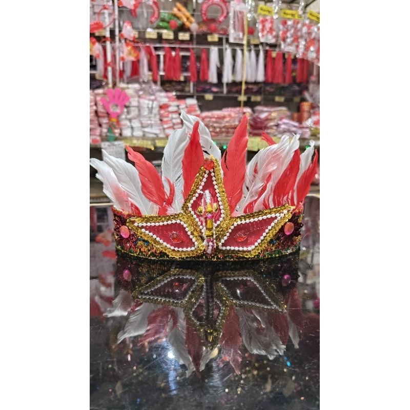 Mahkota Burung, dekorasi agustusan, aksesories agustusan