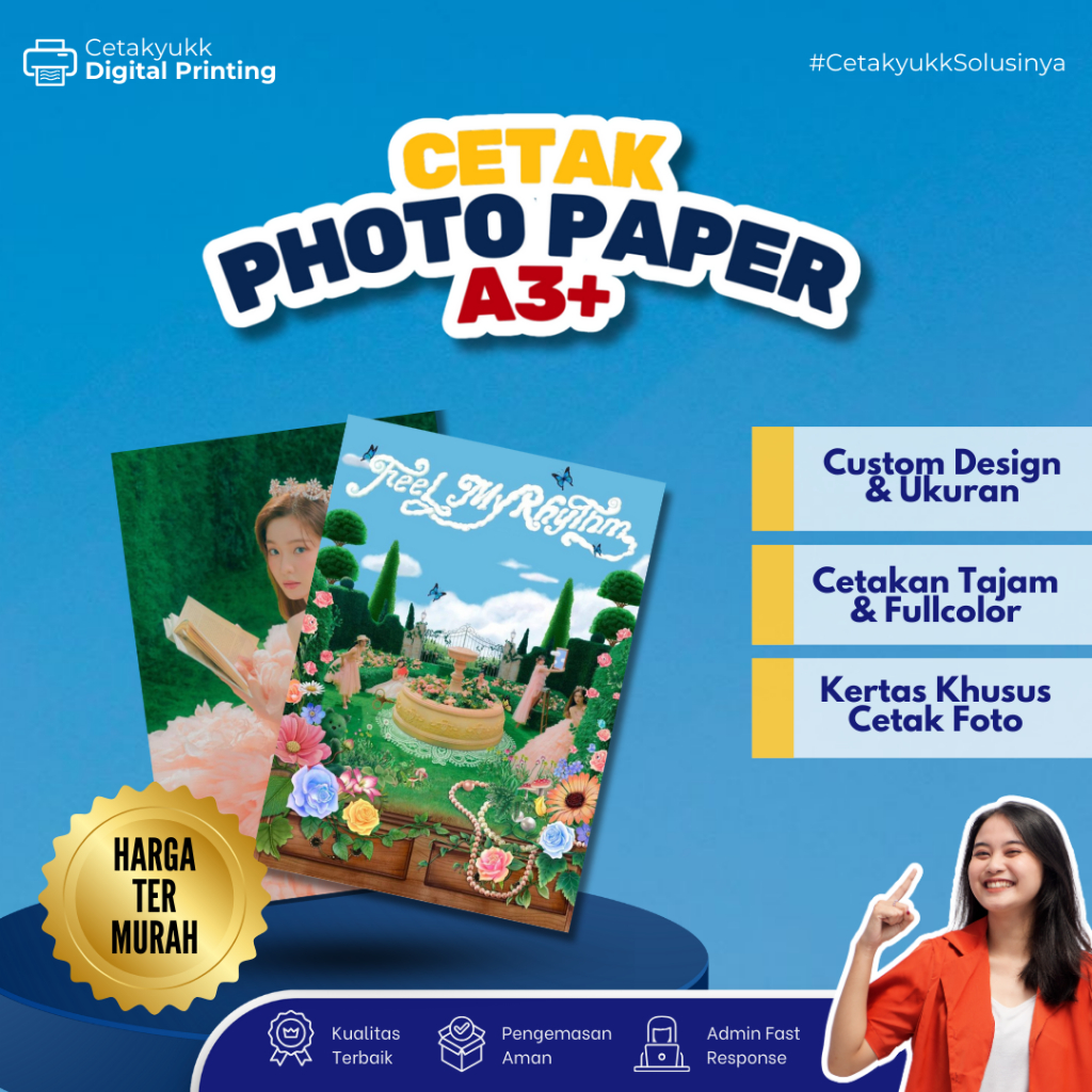 Cetak Photopaper A3+ / Cetak foto / Cetak foto paper
