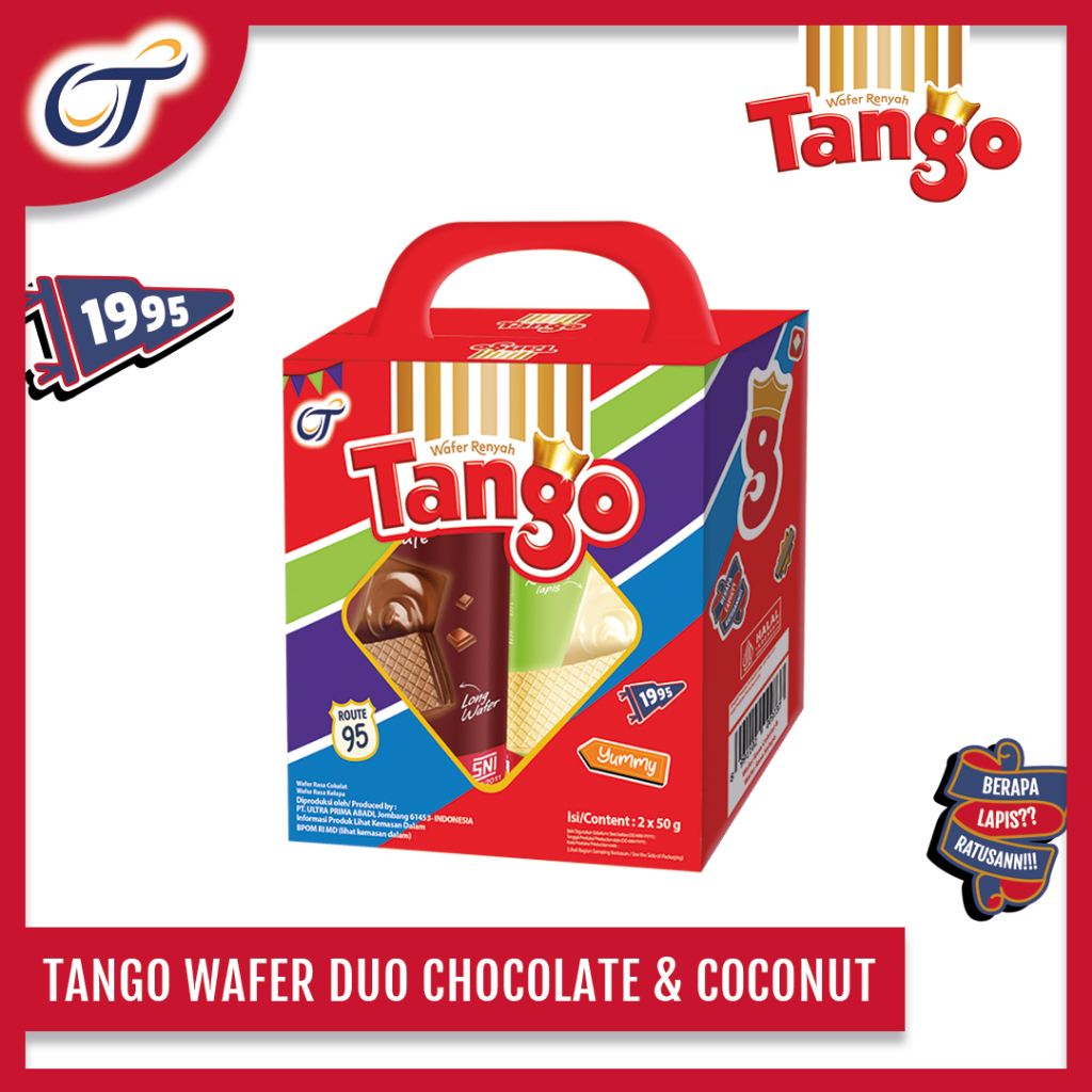 

Tango Wafer Duo Royal Chocolate & Coconut