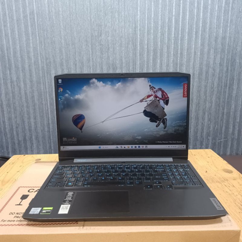 Laptop Lenovo Ideapad 3 81Y4, Intel i5-10300H, 8/512Gb, #Vga GeForce GTX 1650Ti 4Gb, Lengkap, Black