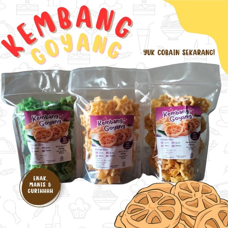 

Cemilan Jadul Kembang Goyang