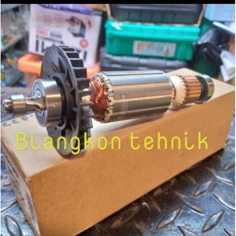 ARMATURE ANGKER MAKITA M8701MESIN BOR MAKITA M 8701BONUS CARBON