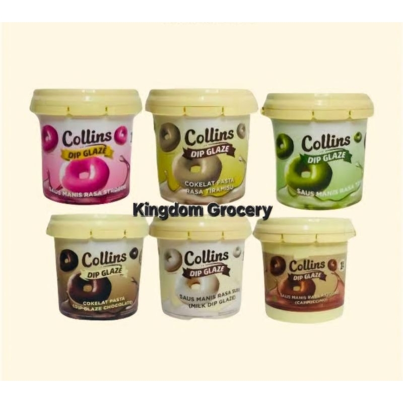 

COLLINS DIP GLAZE 300GRAM ORIGINAL