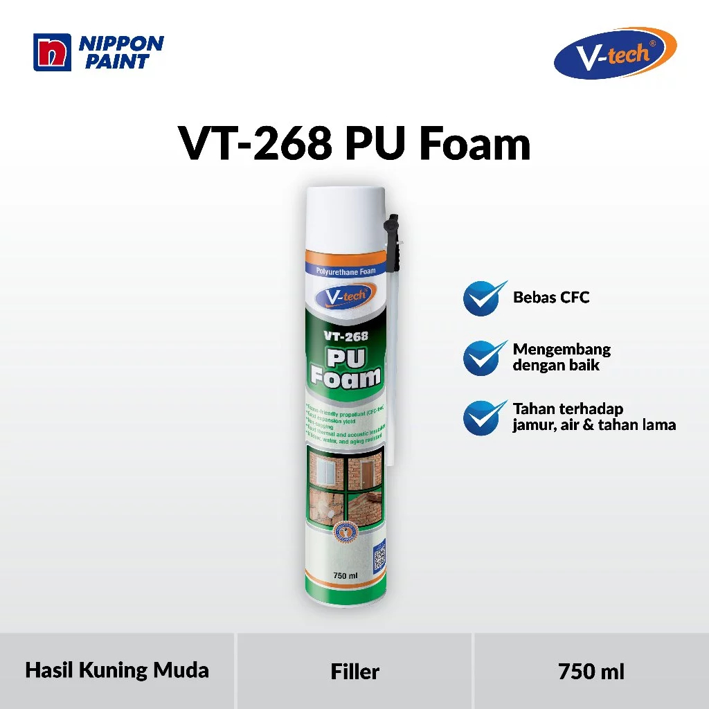 V - Tech PU Polyurethane Foam Busa Spray Sealant Semprot  / Foam Sealant Spray