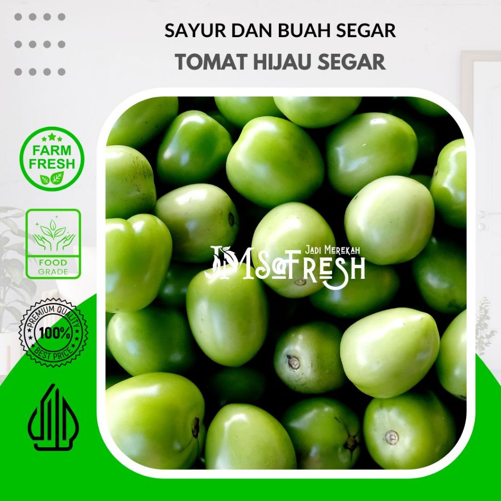 

[JM SoFresh] Tomat Hijau Segar dan Fresh 500 Gram