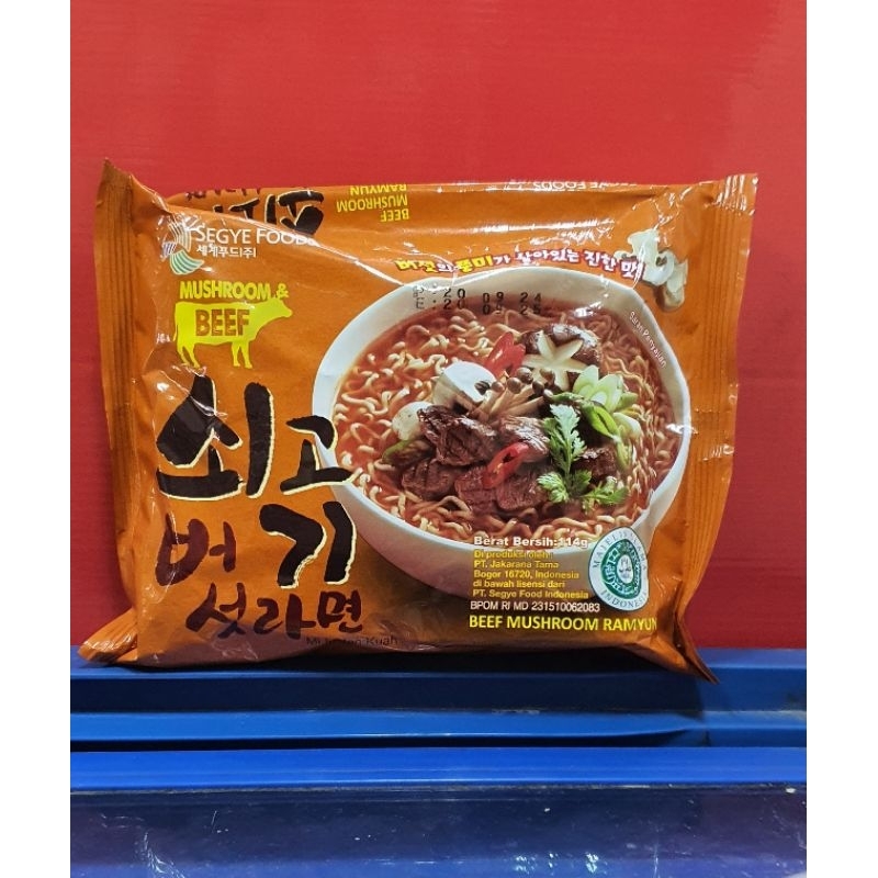 

Segye Foods Beef Mushroom Ramyun 114gr
