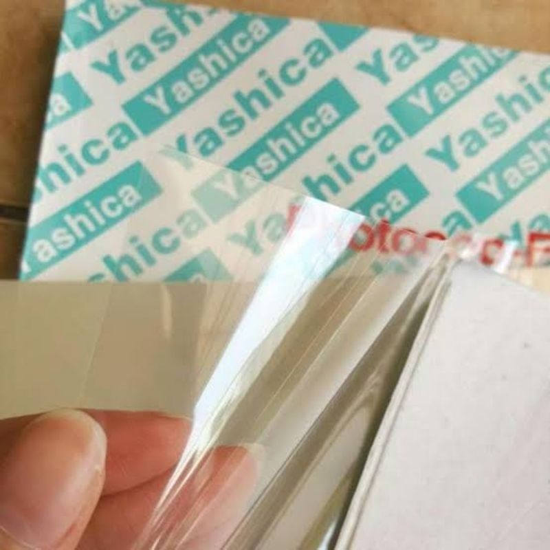 

YASHICA MIKA PLASTIK ISI 50 LEMBAR / OVERHEAD PROJECTION TRANSPARENCY PLASTIK TRANSPARAN MIKA