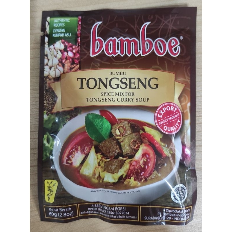 

bamboe tongseng curry sup halal